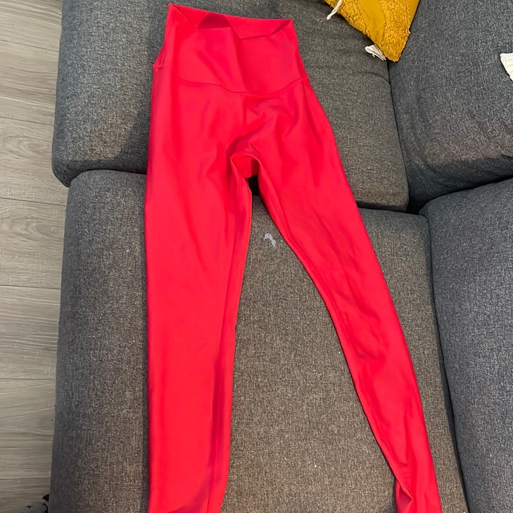 Alo leggings red size Medium
